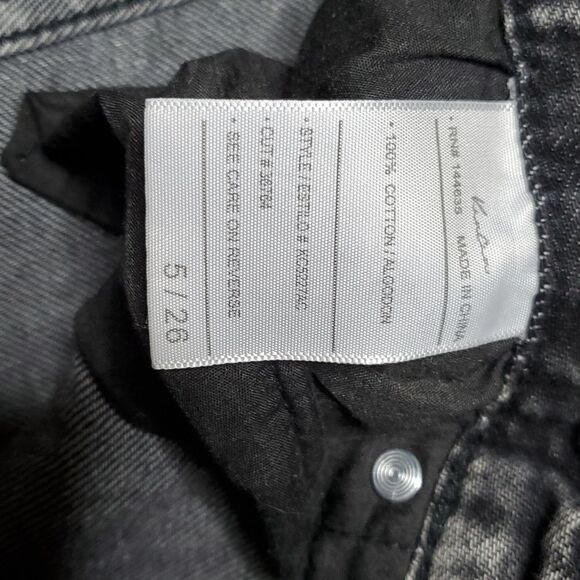 KanCan Black Distressed Straight Jeans - Picture 5 of 6